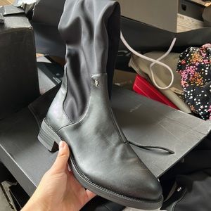 Armani Exchange long boot neoprene and PU XDO002 XV056